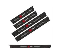 JALILAN 5 Pièces seuil de Porte Voiture pour MG Marvel R | AB 2021, Seuil en Fibre de Carbone, Seuil De Porte Avant Et Arrière Protection Contre Les Rayures