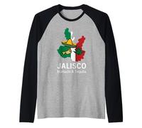 Jalisco Mexico Mariachi et Tequila Jalisco Pride Manche Raglan