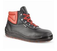 Jallatte Chaussures de sécurité hautes JALTARMAC SAS S3 HI HRO SRC Noir/Rouge 38