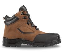 JALLATTE - Chaussures de sécurité hautes marron et noire JALROCHE SAS GORE S3 CI HI WR HRO SRC