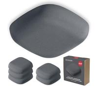 Jalo Kupu 10 Détecteur de Fumée - Alarme Incendie Optique pour la Maison - 10 Ans Pile au Lithium - Design Scandinave - Gris - boîte de 6 pcs