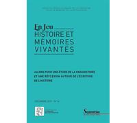Jalons pour une étude de la parahistoire et une réflexion autour de l'écriture de l'histoire Décembre 2019 - n°14 - Bertrand Hamelin - Presses Universitaires Du Septen-Trion - broché - Revue
