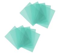 JALUWELD 10Pcs Verres de Rechange Transparents pour Casque de Soudage Masque Protection Transparent(116.5x89.5mm)