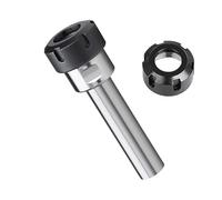 JALYKA Tige d'extension C20 C25 C32 C40 ER25 ER32 UM ER, Tige Droite 100mm 150mm, Support de mandrin de Pince CNC, écrou ER25UM ER32UM, 1 pièce(C20-ER25UM-100L)