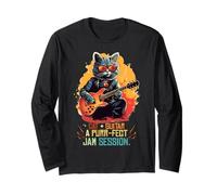 Jam Session Chat pour Jam Cats Garçons et Filles Manche Longue