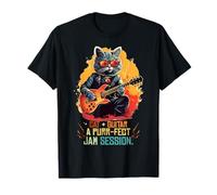 Jam Session Chat pour Jam Cats Garçons et Filles T-Shirt