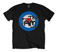 Jam the - Rock Off officially licensed products The Jam Target Band Logo T Shirt Size L