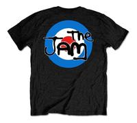 Jam the - The Jam Unisex Retail Pack T-Shirt: Target Logo (Noir) (Back Print) Size S