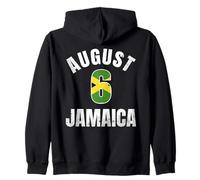 Jamaica Independence Day Apparel 6 août Sweat à Capuche