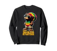 Jamaica Ourson Rasta Mignon Jah Bless Reggae Roots Sweatshirt
