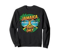 Jamaica Vibes Only Tropical Island Mood, Beach Life Sweatshirt
