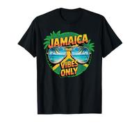 Jamaica Vibes Only Tropical Island Mood, Beach Life T-Shirt