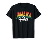 Jamaica Vibes Pride Reggae Rasta Colors Caribbean T-Shirt