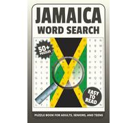 Jamaica Word Search Puzzle Book: Word Searches with Easy to Read Print about Jamaica, Jamaican country, Jamaica Travel and More | 6x9 inches, 110 ... Gift for Vacations, Holidays and Relaxation