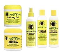 JAMAICAN MANGO LIME - ROUTINE CAPILLAIRE LOCKS HYDRATANTE MANGUE ET CITRON AUX PROTÉINES 5 PRODUITS