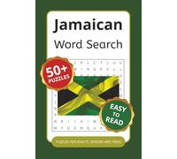 Jamaican Word Search Puzzle Book: Word Searches with Easy to Read Print about Jamaica, Reggae, Country and More | 6x9 inches, 110 pages | 50+ Puzzles ... Gift for Vacations, Holidays and Free Times
