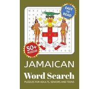 Jamaican Word Search Puzzle Book: Word Searches with Easy to Read Print about Jamaica, Reggae, Country and More | 6x9 inches, 110 pages | 50+ Puzzles ... Gift for Vacations, Holidays and Free Times