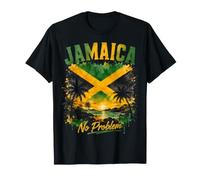 Jamaïque No Problem Tropical Island Sunset Beach Vibes T-Shirt