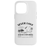 Jamais Perdu, Toujours en Train d'explorer Hors Ligne et en Vie (Nature Graphic) Coque pour iPhone 14 Pro Max