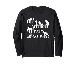 Jamais sans Chaton et J'adore Mes Chatons Catlover Manche Longue