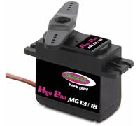 Jamara 033216 - Servo High End 1318 MG - Roulement à Billes, Transmission Métallique, Couple 11, 8 kg/cm (4, 8 V) de Dépl. 0, 20 Sec - 13, 1 kg/cm (6, 0 V) de Dépl. 0, 18 Sec