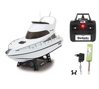 Bateau RC Barbados RC-Yacht - Jamara 040670 - Blanc - Enfant - Batterie - 2 moteurs de propulsion - 25 km/h