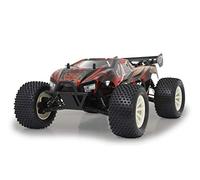 Jamara 059738 - Brecter Truggy 4WD 1:10 NiMh 2,4GHz avec LED - Multijoueur, Transmission intégrale, Électronique étanche aux éclaboussures, Amortisseurs réglables, Renfort en Aluminium