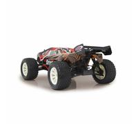 Jamara 059738 - Brecter Truggy 4WD 1:10 NiMh 2,4GHz avec LED - Multijoueur, Transmission intégrale, Électronique étanche aux éclaboussures, Amortisseurs réglables, Renfort en Aluminium