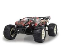 Jamara 059739 - Brecter Truggy 4WD 1:10 Lipo 2,4GHz avec LED - Multijoueur, Transmission intégrale, Électronique étanche aux éclaboussures, Amortisseurs réglables, Renfort en Aluminium