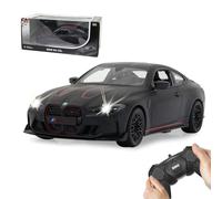 Jamara Voiture télécommandée BMW M4 CSL Échelle 1:16 Noir mat Bleu G