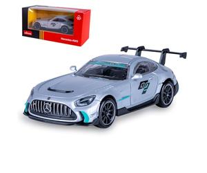 JAMARA 402233 Mercedes-AMG GT2 DieCast 1:43 - Jouet Miniature - Idée Cadeau pour garçons et Filles - Carrosserie en métal Robuste et Stable