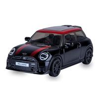 JAMARA 402257 Mini John Cooper Works Diecast 1:43 Voiture Miniature en métal Noir Modèle de Collection Jouet pour Enfants Idée Cadeau