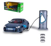 JAMARA 402606 Audi RS e-tron GT Diecast 1:36 avec Piles Bouton - Jouet Miniature pour Enfants, Cadeau pour Enfants, Portes Ouverture/Fermeture Manuelle