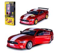 JAMARA 402609 Ford Mustang GT Diecast 1:42 - Jouet de Voiture Miniature pour Enfant, idée Cadeau pour Enfants, Portes Ouvertes/Fermeture Manuelle, Tuning