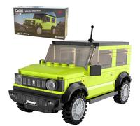 JAMARA 402865 CADA Suzuki Jimny Briques à l'échelle 1:24, jouet technique pour enfants à partir de 8 ans, cadeau pour enfants, ensemble de briques de serrage, favorise la motricité fine et la