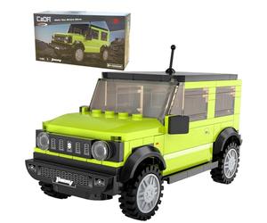 JAMARA 402865 CADA Suzuki Jimny Briques à l'échelle 1:24, jouet technique pour enfants à partir de 8 ans, cadeau pour enfants, ensemble de briques de serrage, favorise la motricité fine et la