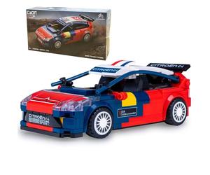 JAMARA 402872 CADA 2008 Citroën C4 WRC 1:24 Bricks, Voiture de Course pour Enfants à partir de 8 Ans, idée Cadeau pour Enfants, favorise la motricité Fine, fidèle aux détails