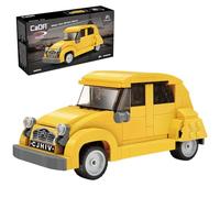 JAMARA 402879 CADA Citroën 2CV 1:24 Bricks, Voiture de Sport pour Enfants à partir de 8 Ans, idée Cadeau pour garçons et Filles, Design fidèle aux détails, hayon Manuel