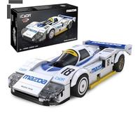 JAMARA 402881 CADA Mazda 787B 1:24 Bricks, Voiture Miniature, Voiture de Sport pour Enfants à partir de 8 Ans, idée Cadeau pour garçons et Filles, Design détaillé, Capot de Cockpit Manuel