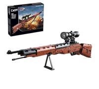 JAMARA 402893 CADA Mousqueton 98 K briques d'armes, briques de serrage, jeu de figurines, jouets pour enfants à partir de 8 ans, idée cadeau pour enfants, réticule LED, sangle de transport