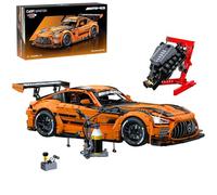 JAMARA 402899 CADA Mercedes-AMG GT3 1:8 Orange 2,4 GHz Briques de serrage RC Voiture de course Modèle Kit de construction Technique télécommandée Idée cadeau