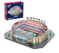 JAMARA 402910 CADA Camp NOU Stade FC Barcelone Bricks Briques à clipser Stade Modèle Kit d'architecture Jouet pour enfants à partir de 8 ans Idée cadeau