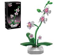 JAMARA 402917 CADA Orchidée Bricks Blocs de Construction Fleurs Modèle de Construction Décoration Jouet pour Enfants à partir de 8 Ans Idée Cadeau