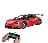 JAMARA 402924 CADA YangWang U9 1:8 Rouge 2,4 GHz Bricks RC Blocs de Construction Voiture de Course Modèle de Voiture de Sport télécommandé par Application
