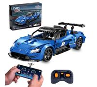 JAMARA 402936 CADA Maserati GT2 1:14 2,4 GHz Briques Bleues télécommandées Via l'application 549 pièces Jouet Technique pour Enfants Idée Cadeau pour garçons à partir de 6 Ans