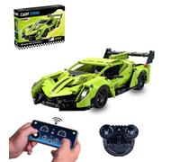 JAMARA 402937 CADA Phantom Ghost 1:14 2,4 GHz Briques Vertes, télécommandé Via Application, 416 pièces, Jouet Technique pour Enfants, idée Cadeau pour garçons à partir de 6 Ans