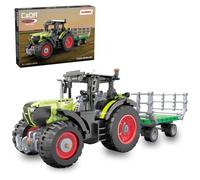 JAMARA 402945 CADA Claas Arion 660 1:24 Bricks Kit technique composé de 448 blocs de serrage Kit de construction de tracteur Direction par bouton de commande Modèle agricole sous licence à partir de 8