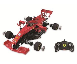 JAMARA 403007 Ferrari SF 1000 1:16, 2,4 GHz, pièces de kit sont enfichées, Pas d'outils ou de Collage nécessaire, intérieur détaillé, Ouverture Manuelle des Portes, Rouge