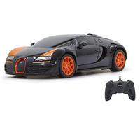 Jamara 404551 Voiture Bugatti Veyron Grand Sport Vitesse Deluxe 40 MHz 1/24 Noir