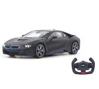 Jamara - 404570 - Voiture avec Porte Radiocommandé - BMW I8 - Noir - Echelle 1/14